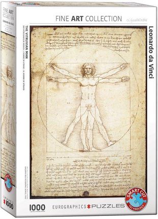 Eurographics Puzzle 1000El. The Vitruvian Man