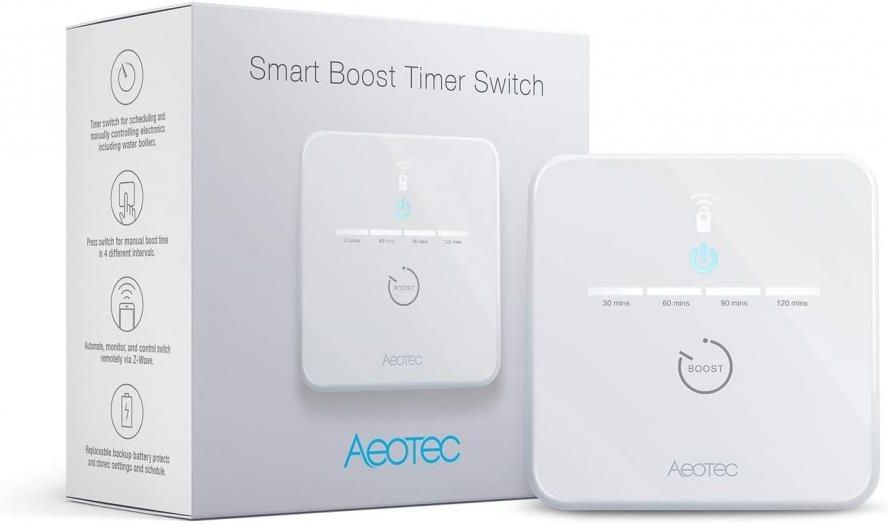 System domotyki Aeotec Smart Boost Timer Switch ZWave Plus (AEOEZWA006