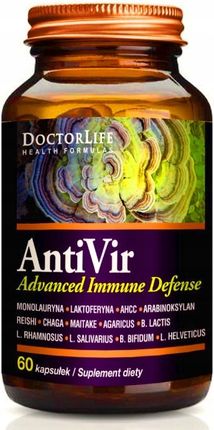 Doctor Life Antivir z laktoferyną, AHCC, 60 kaps