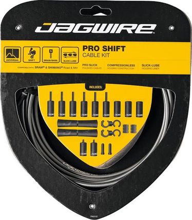 Jagwire 2X Pro Shift Linka Przerzutki Zestaw Szary 2021