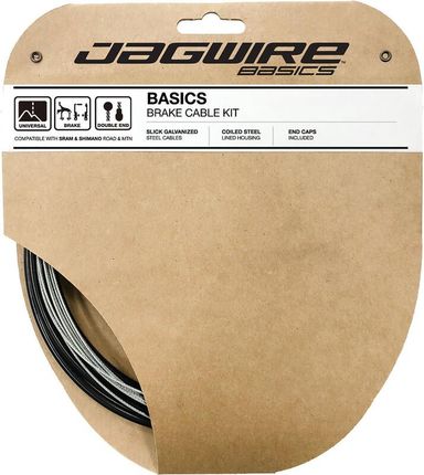 Jagwire Basics Brake Cable Kit For Sram Shimano Czarny 2021