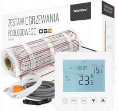 Zdjęcie Warmtec Mata Grzejna + Regulator Temperatury Akcesoria: Kompletny Zestaw 1,0 M2 170W/M2 Wifi DS210PRT - Częstochowa