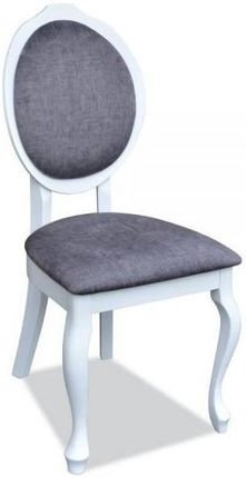 Meblotrans Eleganckie Krzesło Tapicerowane Do Jadalni Białe Rk 76 2110