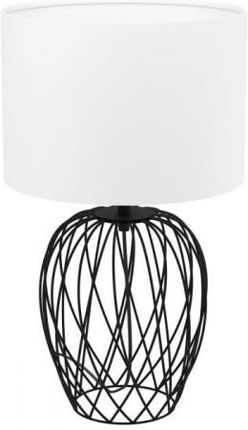 Eglo lampa stołowa Nimlet E27 czarno/biała 43652
