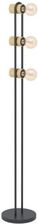 Zdjęcie Eglo lampa podłogowa Chieveley 3xE27 drewniano/czarna 140,5cm 43544 - Mikstat