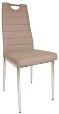 Zdjęcie Furnitex Krzesło Dc2 001 B Cappuccino Chrom 13658143455 - Boguchwała