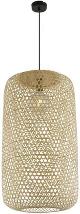 Globo lampa wisząca Mirena E27 naturalny 39cm 15367H3