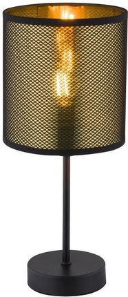 Globo lampa stołowa Nuggy E14 czarno/złota 35cm 15583T