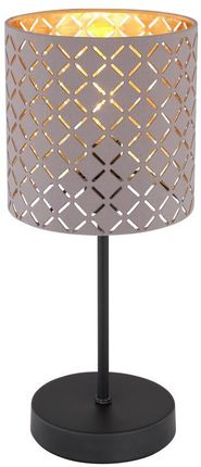 Globo lampa stołowa Cindy E14 szara 35cm 15584T