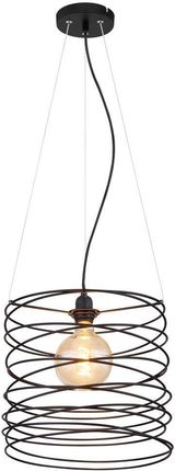 Globo lampa wisząca Tilly E27 czarna 35cm 15640H