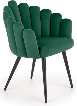 Elior Zielone Welwetowe Krzesło Glamour Zusi 17067