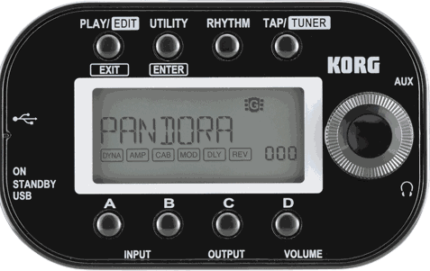 KORG PANDORA mini
エレキギター用マルチエフェクター Korg PANDORA MINI-WH - Muziker