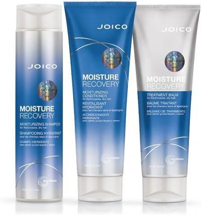 Joico Moisture Recovery nawilżający zestaw do włosów suchych | szampon, odżywka, balsam