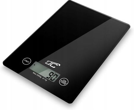 Elektroniczna szklana waga kuchenna LTC do 5kg czarna