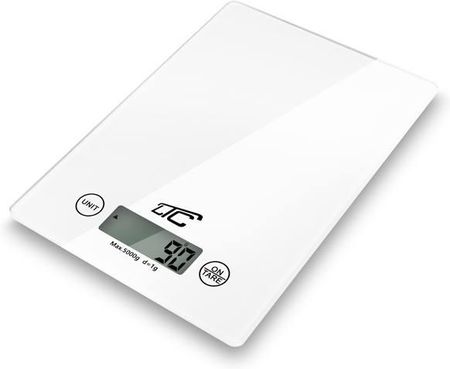 Elektroniczna szklana waga kuchenna LTC do 5kg biała