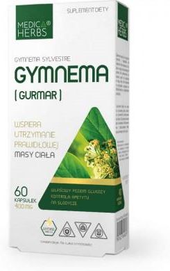 Medica Herbs Gymnema (Gurmar) 400mg 60 kaps