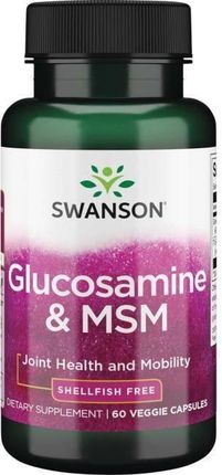 Swanson Health Products Glukozamina i MSM 60 kaps