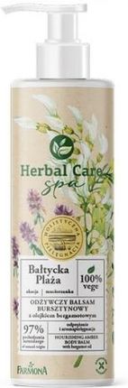 Herbal Care Spa Odżywczy Balsam Bursztynowy Z Olejkiem Bergamotowym Bałtycka Plaża 400 ml