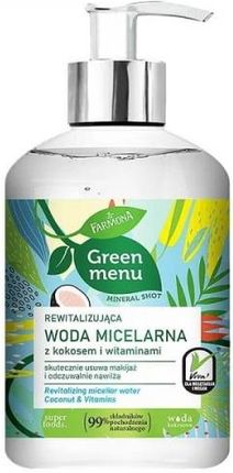 Farmona Green Menu Rewitalizująca woda micelarna z kokosem i witaminami 270ml