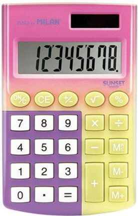 Milan Kalkulator Kieszonkowy Sunset Różowy