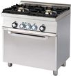 Rm Gastro Kuchnia Gazowa Wok Z Piekarnikiem Elektrycznym Cfm2-68 Gem 17 Kw 800X600X900 Mm