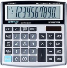 Zdjęcie Kalkulator 10 Pozycyjny Donau Tech K-Dt4101-38 136X134X28Mm Srebrny K-Dt4101-38/ - Kożuchów