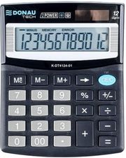 Zdjęcie Kalkulator 12 Pozycyjny Donau Tech K-Dt4124-01 125X100X27Mm Czarny K-Dt4124-01/ - Kalety