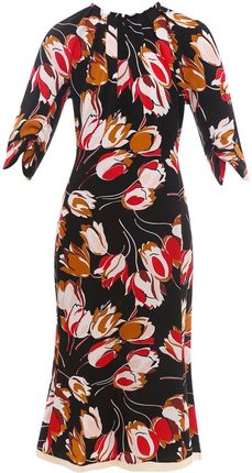 Marni Tulip Print Mid Length Dress - Ceny i opinie - Ceneo.pl