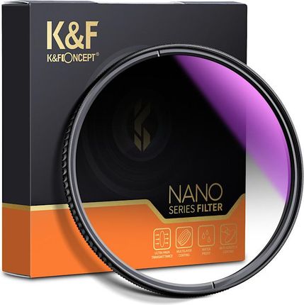 Filtr połówkowy szary Nano-X soft ND16 58mm K&F Concept