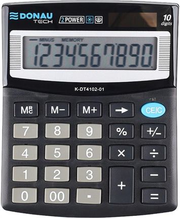 Donau Tech Kalkulator Biurowy 10-Cyfr 125X100X27 Mm Czarny