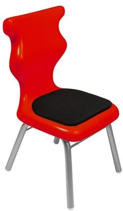 Entelo Krzesło szkolne Classic Soft rozmiar 1 (93-116 cm) czerwone