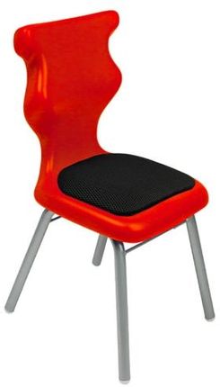 Entelo Krzesło szkolne Classic Soft rozmiar 2 (108-121 cm) czerwone