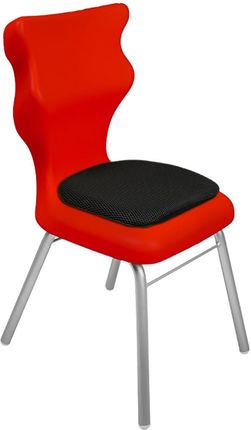 Entelo Krzesło szkolne Classic Soft rozmiar 3 (119-142 cm) czerwone