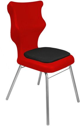 Entelo Krzesło szkolne Classic Soft rozmiar 4 (133-159 cm) czerwone