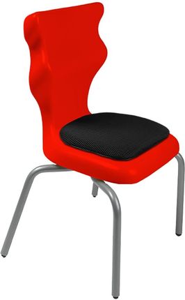 Entelo Krzesło szkolne Spider Soft rozmiar 3 (119-142 cm) czerwone