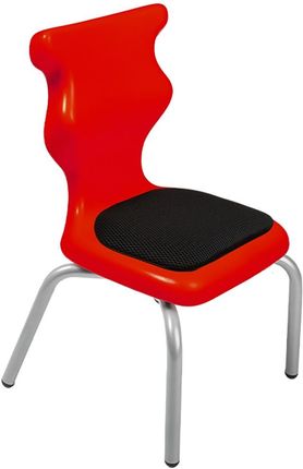 Entelo Krzesło szkolne Spider Soft rozmiar 1 (93-116 cm) czerwone