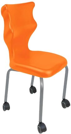 Entelo Krzesło szkolne Spider Move rozmiar 3 (119-142 cm) pomarańczowe