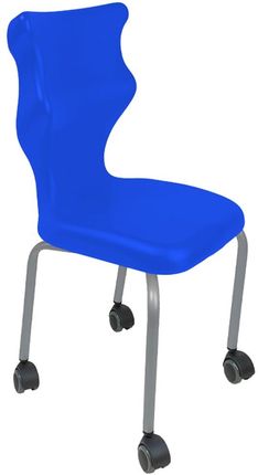 Entelo Krzesło szkolne Spider Move rozmiar 3 (119-142 cm) niebieskie