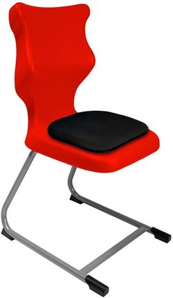 Entelo Krzesło szkolne C-Line Soft rozmiar 3 (119-142 cm) czerwone
