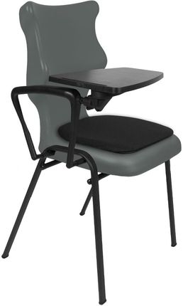 Entelo Krzesło szkolne Student Plus Soft rozmiar 6 (159-188 cm) szare