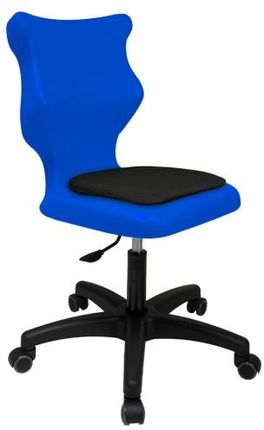 Entelo Krzesło szkolne Twist Soft rozmiar 4 (133-159 cm) niebieskie Bez Podłokietników