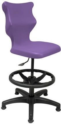 Entelo Krzesło szkolne Twist rozmiar 4 (133-159 cm) fioletowe+ Podnóżek Bez Podłokietników