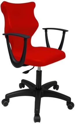 Entelo Krzesło szkolne Twist rozmiar 5 (146-176,5 cm) czerwone