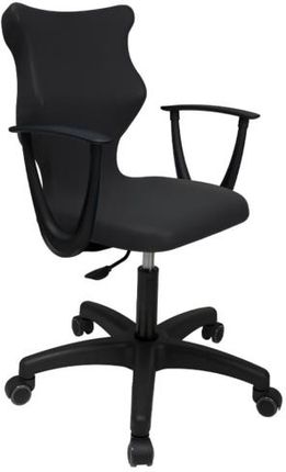Entelo Krzesło szkolne Twist rozmiar 5 (146-176,5 cm) czarne
