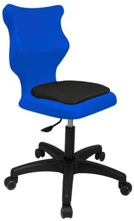 Entelo Krzesło szkolne Twist Soft rozmiar 5 (146-176,5 cm) niebieskie Bez Podłokietników