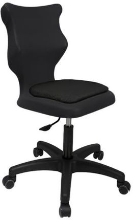 Entelo Krzesło szkolne Twist Soft rozmiar 5 (146-176,5 cm) Czarne Bez Podłokietników