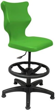 Entelo Krzesło szkolne Twist rozmiar 5 (146-176,5 cm) zielone + Podnóżek Bez Podłokietników