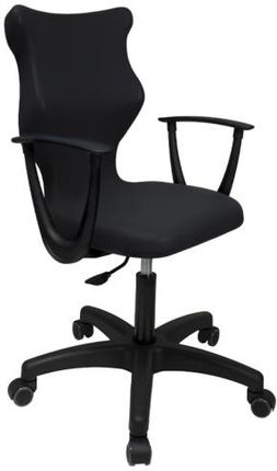 Entelo Krzesło szkolne Twist rozmiar 6 (159-188 cm) czarne