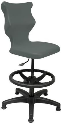 Entelo Krzesło szkolne Twist rozmiar 6 (159-188 cm) GY + Podnóżek Bez Podłokietników