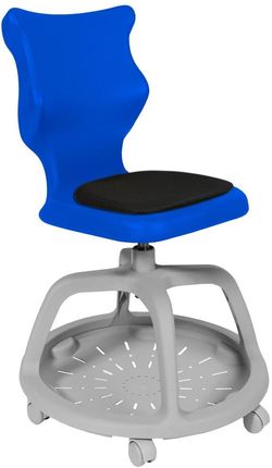 Entelo Krzesło szkolne Pocket Soft rozmiar 6 (159-188 cm) niebieskie